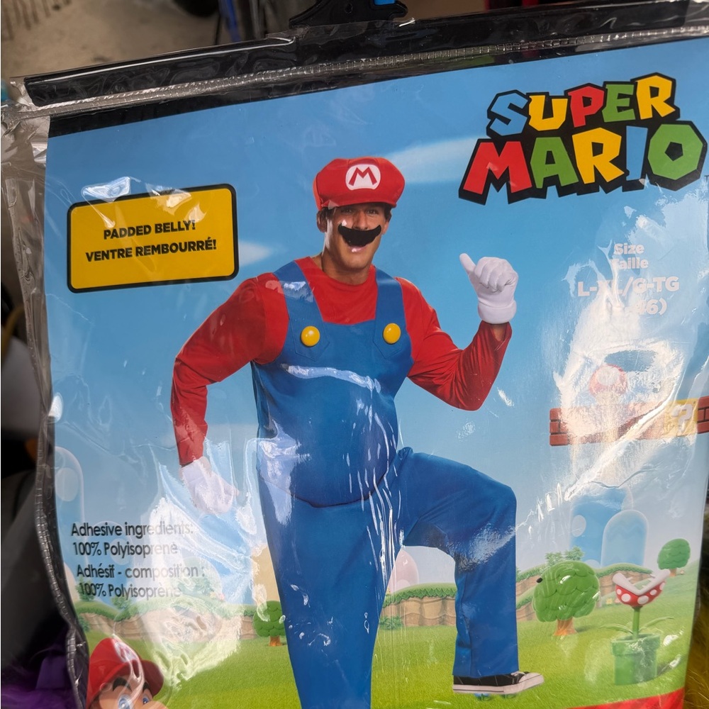 Super Mario Kids Costume - Blue and Red